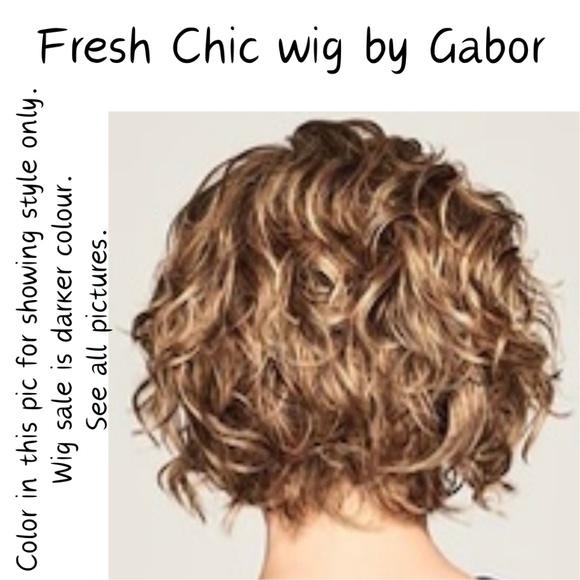 NWT Fresh Chich synthetic wig by Gabor in Dark Chocolate Colour - Picture 3 of 15